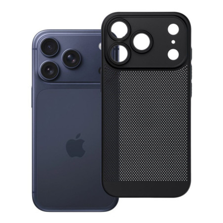 Case for iPhone 17 Pro / 18 Pro (low camera edge) Breezy black