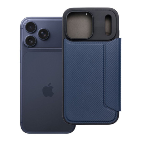 Flip case for iPhone 17 PRO MAX / 18 PRO MAX Razor Book blue