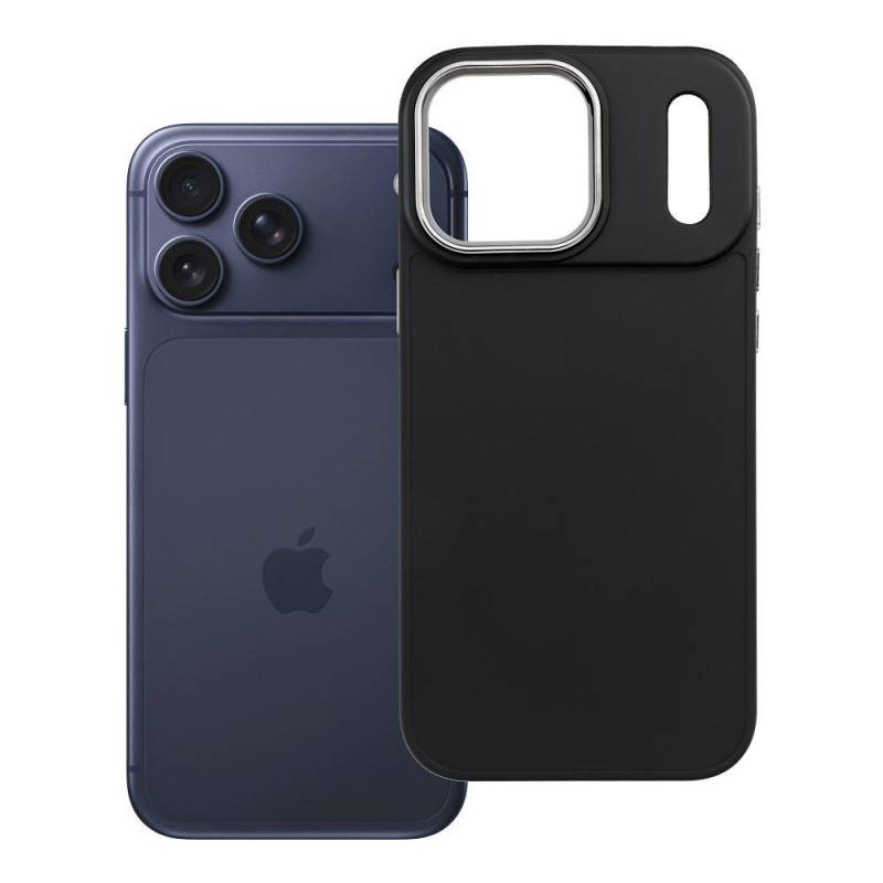 Case for iPhone 17 Pro Max / 18 Pro Max (low camera edge) Frame black Case for iPhone 17 Pro Max / 18 Pro Max (low camera edge) Frame black