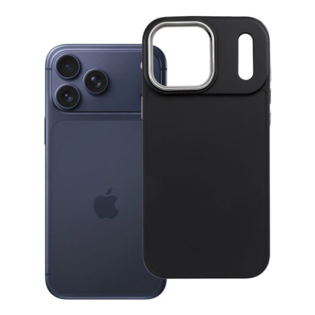 Case for iPhone 17 Pro Max / 18 Pro Max (low camera edge) Frame black