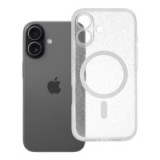 Case for iPhone 17 Clear Mag Cover - Glitter (STR / CAMERA PROTECTION) compatible with MagSafe transparent glitter