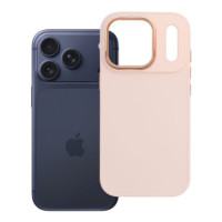 Case for iPhone 17 Pro / 18 Pro (low camera edge) Frame powder pink