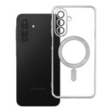 Case for Samsung A17 / A18 Electro Mag Cover compatible with MagSafe silver