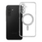 Case for Samsung A17 / A18 Electro Mag Cover compatible with MagSafe silver