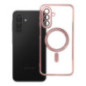 Case for Samsung A17 / A18 Electro Mag Cover compatible with MagSafe gold-rose