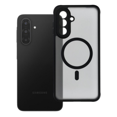 Case for Samsung A17 / A18 Full Matte Mag Cover compatible with MagSafe black