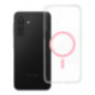 Case for Samsung A17 / A18 Drop Glue Colorful Ring Mag Cover compatible with MagSafe pink Case for Samsung A17 / A18 Drop Glue Colorful Ring Mag Cover compatible with MagSafe pink