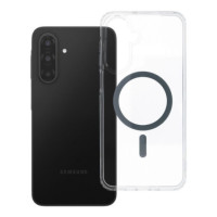 Case for Samsung A17 / A18 Drop Glue Colorful Ring Mag Cover compatible with MagSafe grey