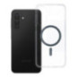 Case for Samsung A17 / A18 Drop Glue Colorful Ring Mag Cover compatible with MagSafe grey