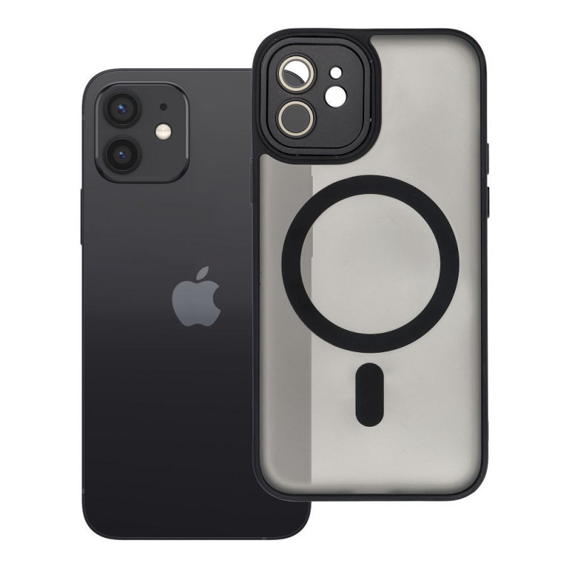 Case for iPhone 12 Variete Mag Cover compatible with MagSafe black