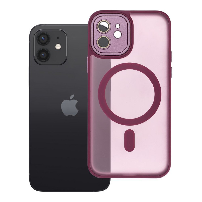 Case for iPhone 12 Variete Mag Cover compatible with MagSafe purple
