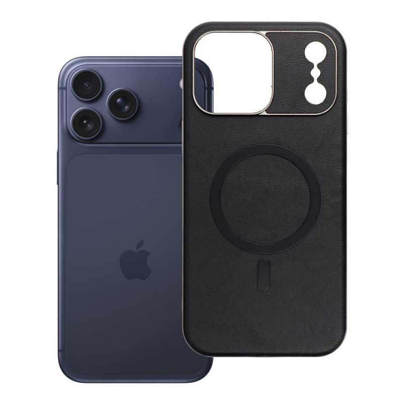 Case for iPhone 17 Pro Max / 18 Pro Max (low camera edge) Gentleman Mag Cover compatible with MagSafe black Case for iPhone 17 Pro Max / 18 Pro Max (low camera edge) Gentleman Mag Cover compatible with MagSafe black