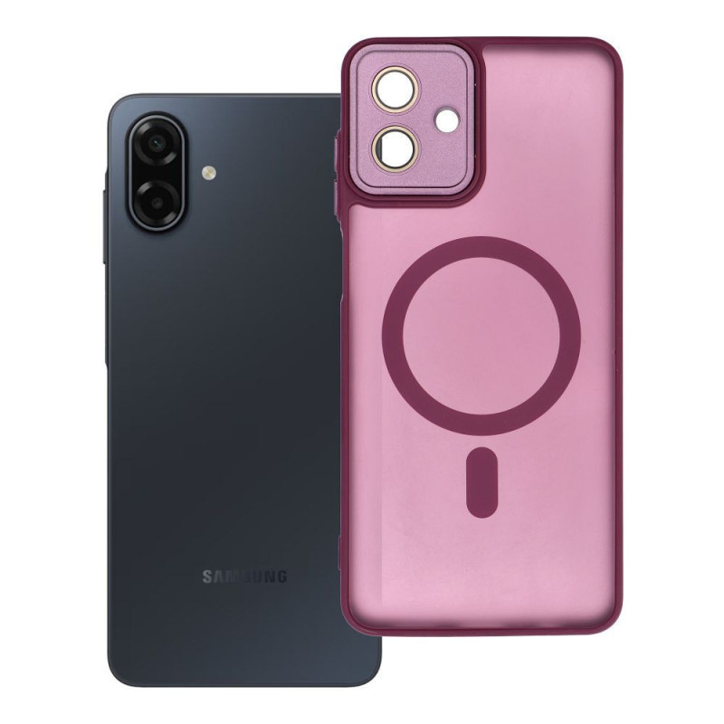 Case for Samsung A07 / A08 Variete Mag Cover compatible with MagSafe purple Case for Samsung A07 / A08 Variete Mag Cover compatible with MagSafe purple