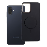 Case for Samsung A07 / A08 Frame Mag Cover compatible with MagSafe black
