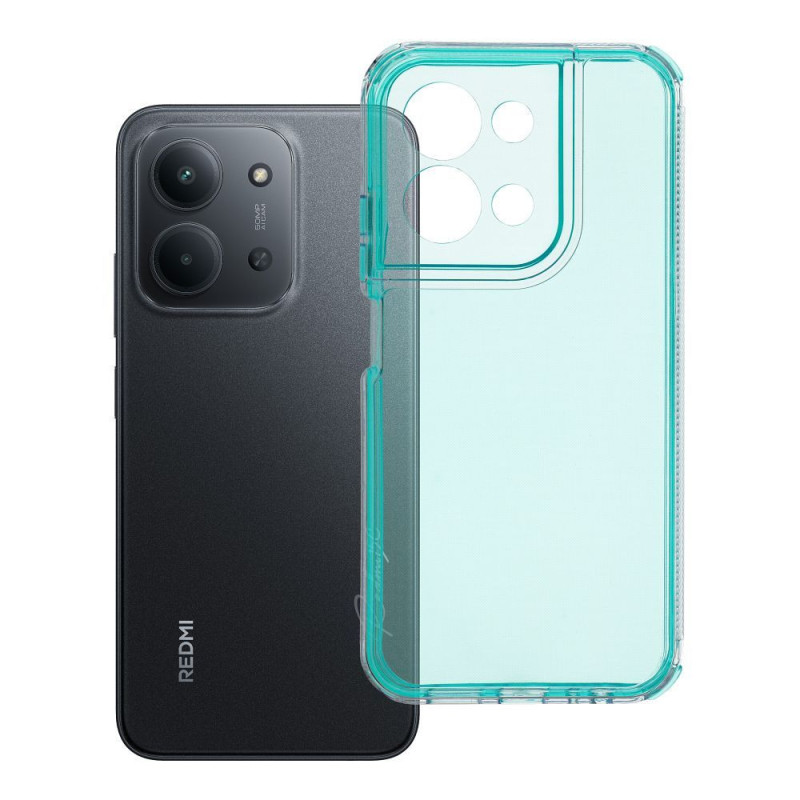 Case for Xiaomi Redmi 15C (173,16 x 81,07 x 8,2) Matrix Clear mint Case for Xiaomi Redmi 15C (173,16 x 81,07 x 8,2) Matrix Clear mint