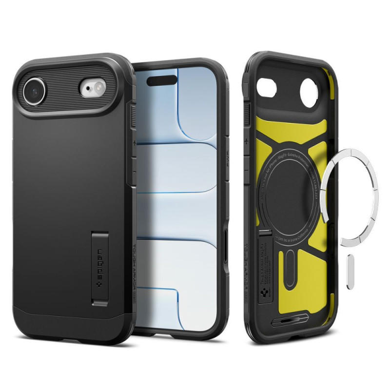 SPIGEN case TOUGH ARMOR MAG compatible with MagSafe for IPHONE 17 Air black SPIGEN case TOUGH ARMOR MAG compatible with MagSafe for IPHONE 17 Air black