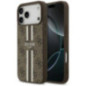GUESS case for IPHONE 17 Pro Max compatible with MagSafe GUHMP17XP4RPSW (4G Printed Stripes) brown