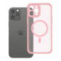 Case for iPhone 12 PRO MAX Full Matte Mag Cover compatible with MagSafe light pink