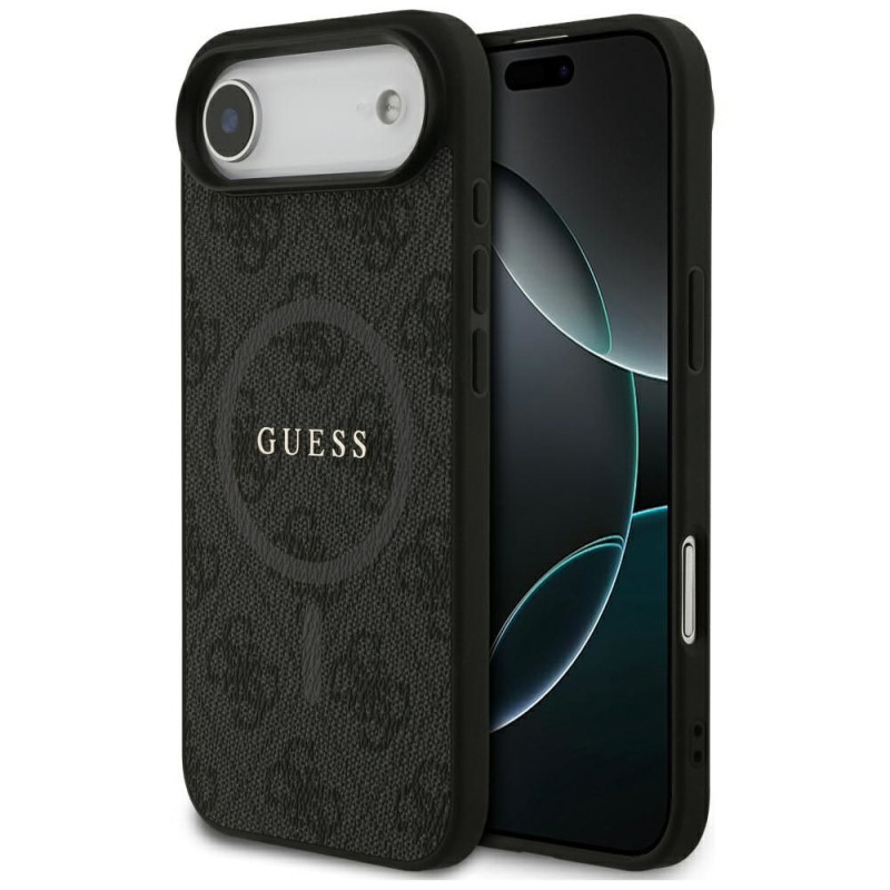 GUESS case for IPHONE 17 Air compatible with MagSafe GUHMP17MG4GFRK (PU 4G Ring Classic Logo) black GUESS case for IPHONE 17 Air compatible with MagSafe GUHMP17MG4GFRK (PU 4G Ring Classic Logo) black