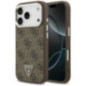 GUESS case for IPHONE 17 Pro compatible with MagSafe GUHMP17LP4TSRCMW (PU 4G W/Triangle Logo SL) brown GUESS case for IPHONE 17 Pro compatible with MagSafe GUHMP17LP4TSRCMW (PU 4G W/Triangle Logo SL) brown