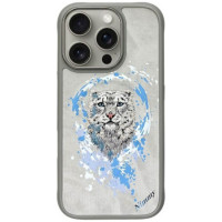 NIMMY case PANTHER compatible with MagSafe for IPHONE 16 Pro Max light gray