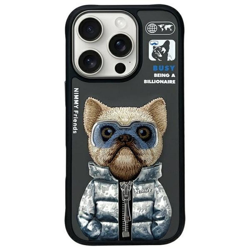 NIMMY case COOL&CUTE 2.0 Dog for IPHONE 16 Pro black NIMMY case COOL&CUTE 2.0 Dog for IPHONE 16 Pro black