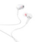 Wire earphones Jack 3,5 mm Hoco M78 white
