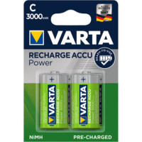 VARTA rechargeable battery R14 (Type C) 3000mAh Accu Power 2 pcs