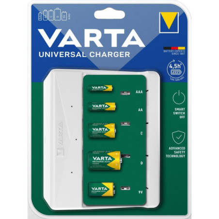 VARTA UNIVERSAL CHARGER 57658 9V