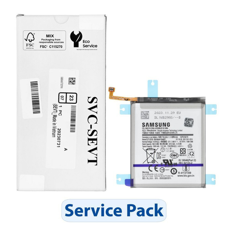 ServicePack Battery EB-BA415ABY for SAMSUNG A41 A415 GH82-22861A ServicePack Battery EB-BA415ABY for SAMSUNG A41 A415 GH82-22861A
