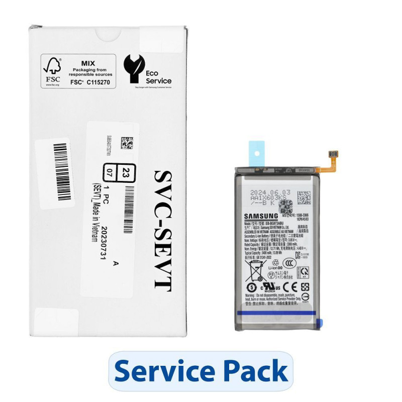 ServicePack Battery EB-BG973ABU for SAMSUNG S10 G973 GH82-18826A ServicePack Battery EB-BG973ABU for SAMSUNG S10 G973 GH82-18826A