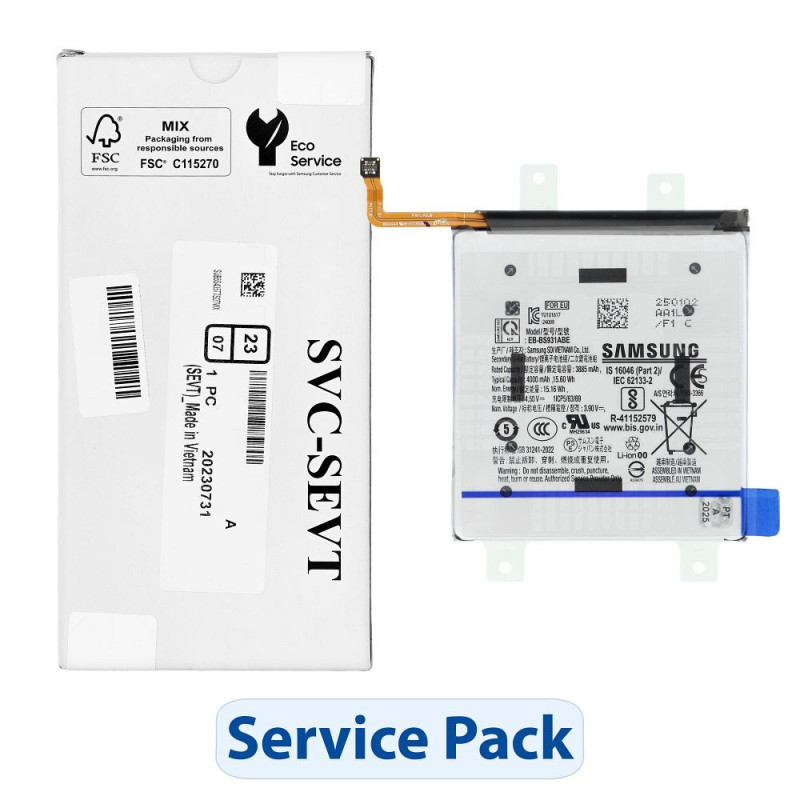 ServicePack BatteryEB-BS931ABE for SAMSUNG S25 S931B ServicePack BatteryEB-BS931ABE for SAMSUNG S25 S931B