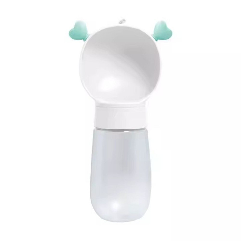 Dog outdoor drinking cup white