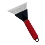 Car snow scraper red