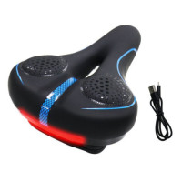 Bike saddle with built-in LED light FSBSD-232-1 black