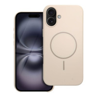 Case for iPhone 16 PLUS Premium Glossy Mag Cover compatible with MagSafe and Camera Control button white