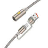 Cable USB A / USB C to Cigarete lighter Hoco 0