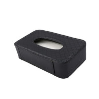 Tissue box with strap black