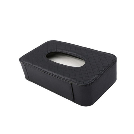 Tissue box with strap black