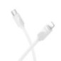 Cable USB C to Lightning Hoco PD 27W 1 m X114 white Cable USB C to Lightning Hoco PD 27W 1 m X114 white