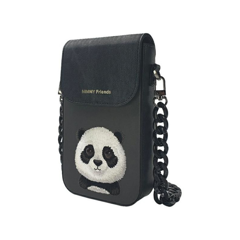 Phone case Nimmy Big Eyed Pet 2.0 panda black