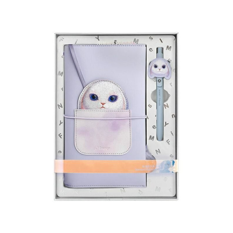 NIMMY set 2in1 notebook + pen BIG EYED PET 2.0 Rabbit purple NIMMY set 2in1 notebook + pen BIG EYED PET 2.0 Rabbit purple