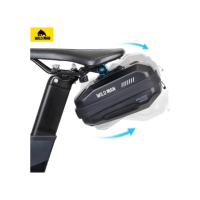 WILDMAN traveling bag for bike frame with zipper 1L (4 "- 7") M90 black