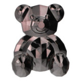 Phone stand BEAR - stick-on - black
