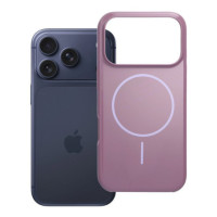 Case for iPhone 17 Pro / 18 Pro (low camera edge) Glossy Mag Cover compatible with MagSafe purple