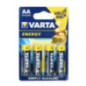 Alkaline batteries Varta R6 (AA) 4 pcs Energy