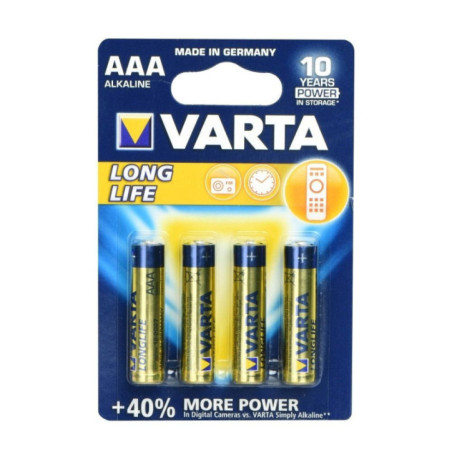 VARTA alkaline battery R3 (AAA) Longlife 4 pcs