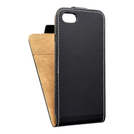 Vertical flip case for iPhone 7 / 8 / SE 2020 / SE 2022 Slim Flexi Fresh czarne