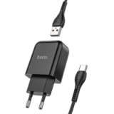 Phone charger Hoco USB A 2A 10W + cable USB A to USB C N2 black