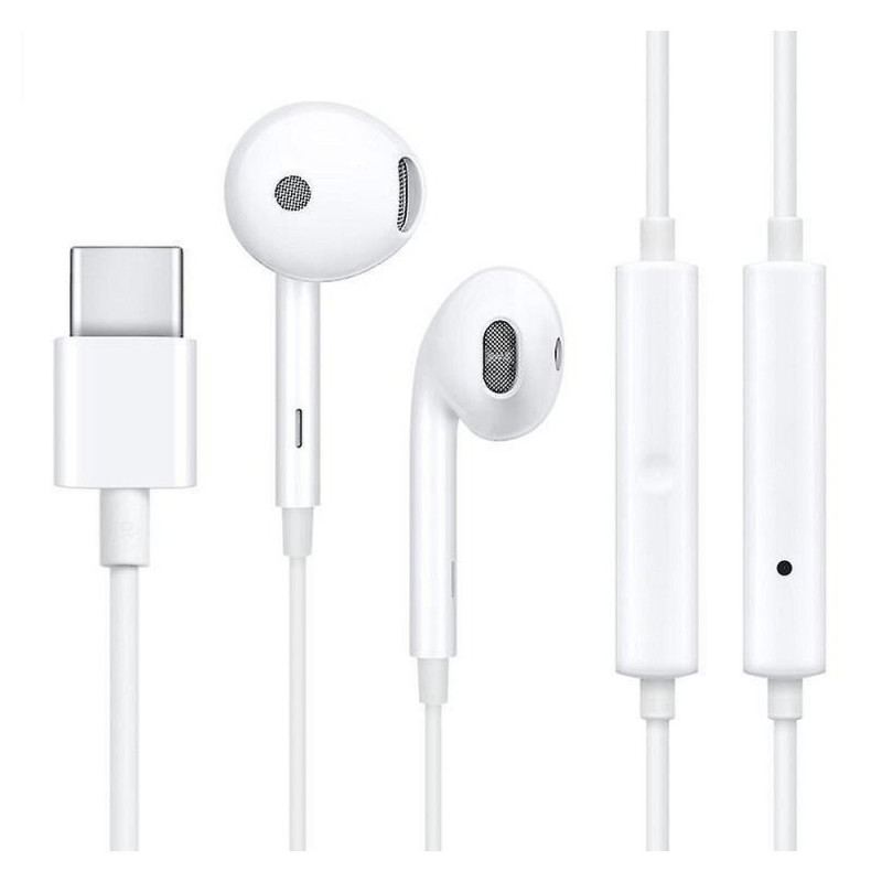 Wire earphones USB C Oppo MH147 bulk white